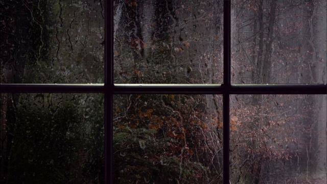 Somber Background Music - 1 Hour of Relaxing Piano and Rain смотреть онлайн