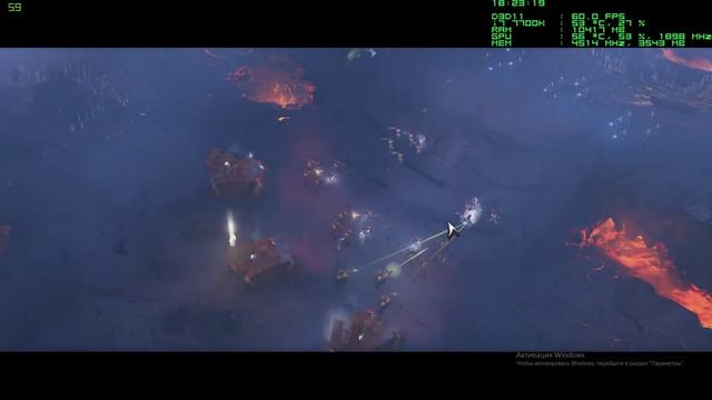 Core i7 7700k + Palit SJS GTX 1070 in Warhammer 40000 Dawn of War III смотреть онлайн