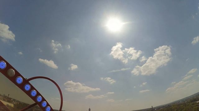 Безумный безбашенный аттракцион Apollo13. Карусель 100 метров. Augsburg Plärrer 2019.от первого лиц