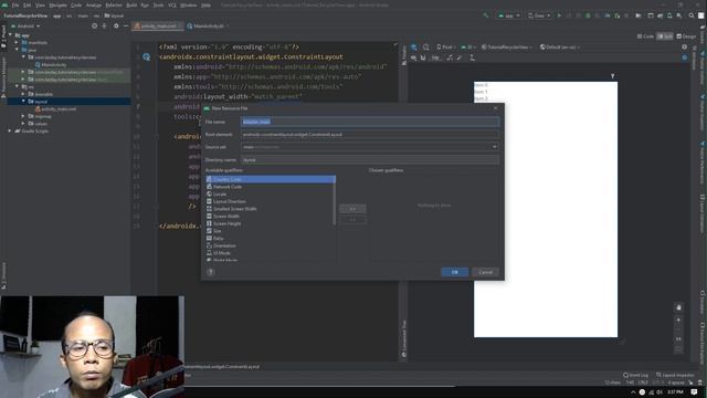 Membuat Project baru dengan ConstraintLayout | Belajar RecyclerView di Android Studio (Kotlin) #1 смотреть онлайн