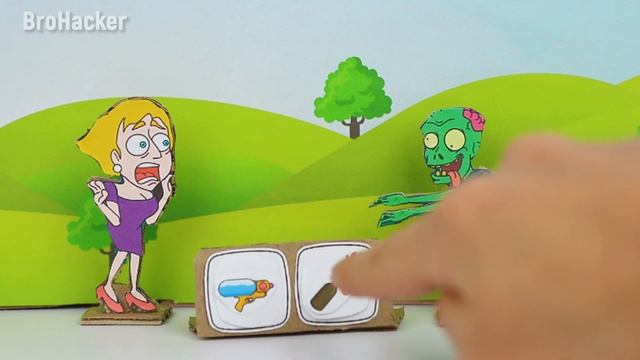 Save the Girl in Real Life - How to Make Cardboard Game смотреть онлайн