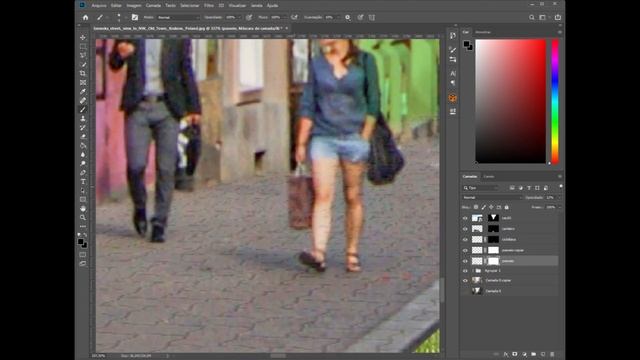 Montagem de imagem usando uma foto no Photoshop | Revitalização de rua смотреть онлайн