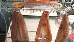 Форель, вяленый деликатес.