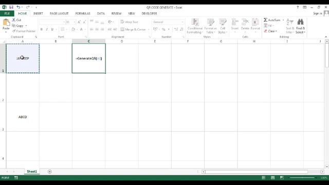 QR code in Excel using VBA Code (एक्सेल में QR कोड बनाए VBA कॉडिंग का उपयोग करके смотреть онлайн