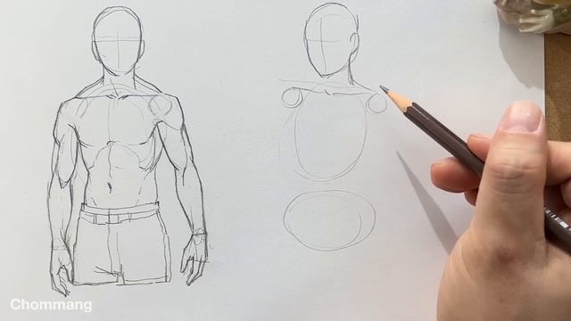 How to Draw a Basic Anatomy for beginners :) Tutorial смотреть онлайн