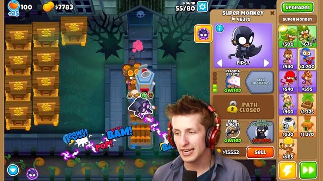 The LEGEND of the LIGHT?! | Tier 6 Super Monkey in BTD 6! смотреть онлайн