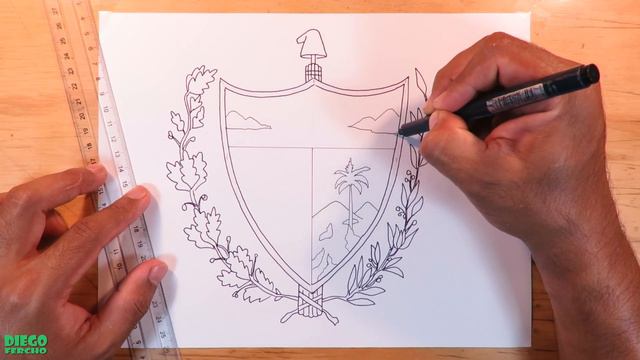 Cómo dibujar el escudo nacional de Cuba смотреть онлайн