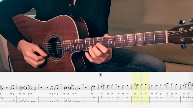 Alan Walker & Ava Max - Alone. How To Play On Guitar (notes+TAB). Как Играть На Гитаре (ноты+табы). смотреть онлайн