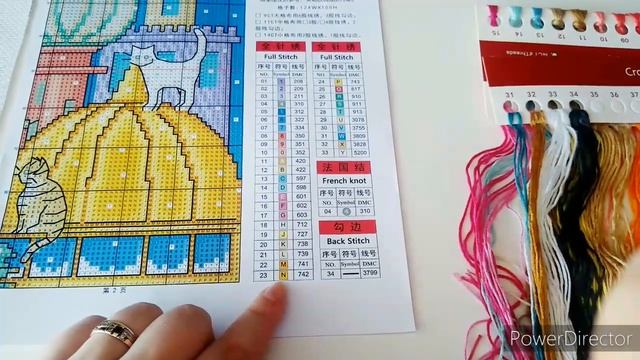 КАК ВЫШИВАТЬ КРЕСТИКОМ ПО РИСУНКУ ПРИНТОВАННОЙ ОСНОВЫ//БЫСТРЫЙ УРОК ВЫШИВКИ