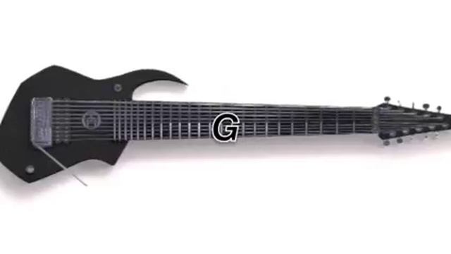 8 string guitar tuner - F#BEADGBE смотреть онлайн
