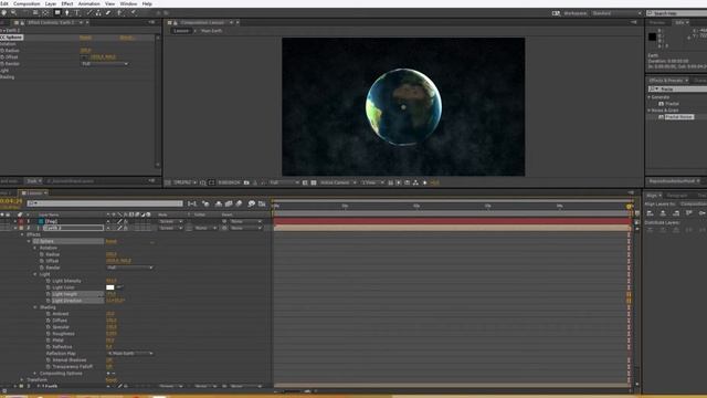 Создание планеты Земля в After Effects Tutorial | creation of planet earth смотреть онлайн