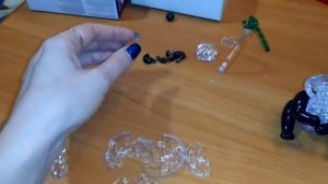Собираем кристаллический 3D Пазл Панда//Обзор//Особенности//Сборка