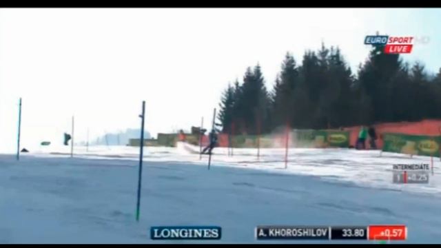 Александр Хорошилов, Этап Кубка мира в Kranjska Gora (SLO). 1 попытка смотреть онлайн