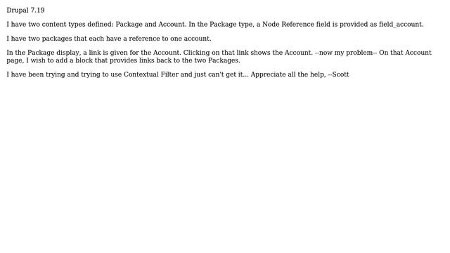 Drupal: Problems with contextual filter backtracking node references смотреть онлайн