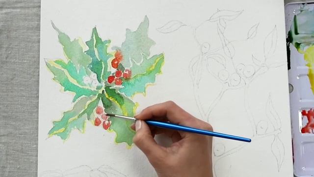 Рисуем акварелью смотреть онлайн