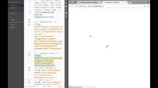 Bootstrap Theme 6 - Fonts And Colors смотреть онлайн
