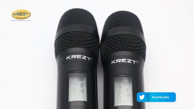 Microphone wireless professional KREZT KRU 7010 UHF auto mute смотреть онлайн