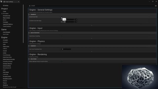 45 Оптимизация сцены на примере ограничения FPS в Unreal Engine (Limiting the FPS Usage)
