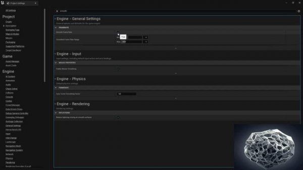45 Оптимизация сцены на примере ограничения FPS в Unreal Engine (Limiting the FPS Usage)