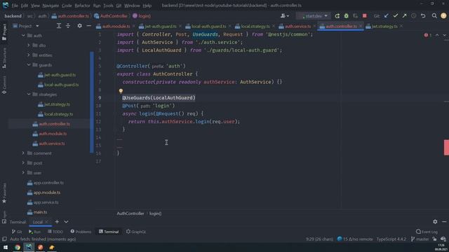 #10: Разрабатываем клон TJournal: Подключаем аутентификацию через JWT [backend] смотреть онлайн