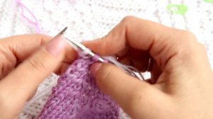 ? Милые Заячьи ушки спицами для шапки и не только Мастер класс