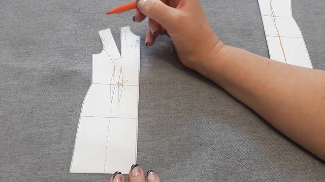 Моделируем летнее полуспортивное платье с рельефами и кокеткой из сетки смотреть онлайн