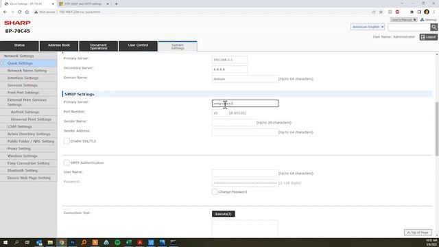 How To Setup Scanning To Email with Office365 SMTP settings on Sharp BP Series Multifunction Copier смотреть онлайн