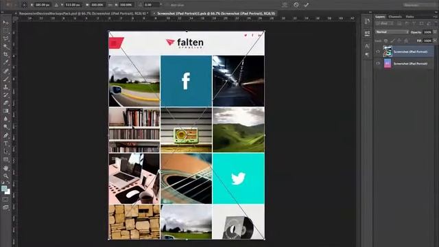 Responsive Devices Mockups Pack tutorial for website image header macbook imac iphone ipad apple смотреть онлайн