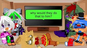 Security Breach Reacts To Afton Family Death [Gacha FNaF]