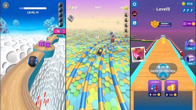 GOING BALLS vs ACTION BALLS vs SKY ROLLING BALL 3D - Gameplay ALL LEVELS Walkthrough Mobile Games смотреть онлайн