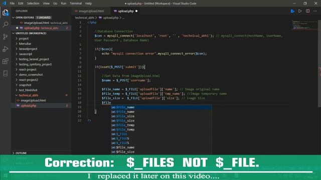 How to upload an Image in PHP MySQL || PHP Tutorial #1 смотреть онлайн