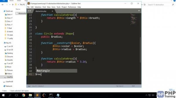Full stack web developer course | lesson - 21 | (Part-14) | Complete PHP OOP