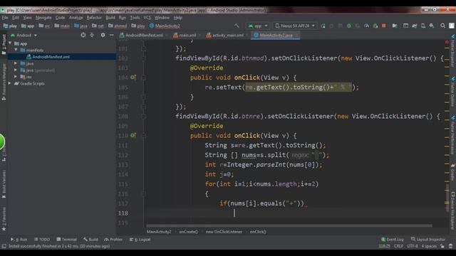 12 - Android Studio Tutorial (The Second Application calculator )| عمل تاني تطبيق اندرويد اله حاسب смотреть онлайн