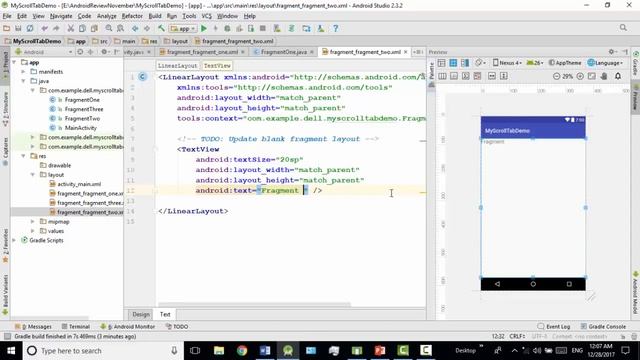 Android Bangla Tutorial 6.10 : scroll tabs android (part-1) смотреть онлайн
