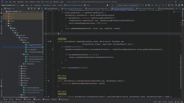 Minecraft 1.19.2 Fabric Modding Tutorial | ENERGY HANDLING | #25 смотреть онлайн