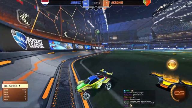 Joreuz vs AcroniK | Rocket League 1v1 Showmatch смотреть онлайн