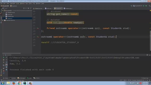 Separating a C++ class into a .h and .cpp files смотреть онлайн