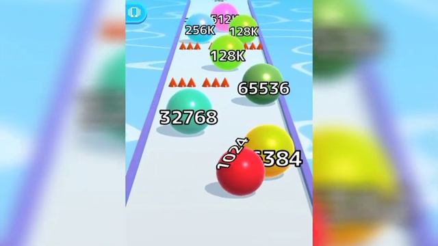 Satisfying mobile game - Ball Run infinity - ball run 2048 video gameplay walkthrough part 18 смотреть онлайн