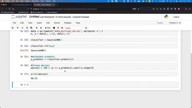 Tutorial Machine Learning Naive Bayes dan Cross Validation смотреть онлайн
