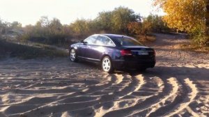 Audu А6 С6 quattro  2.7 TDI off road выезд c пляжа ауди