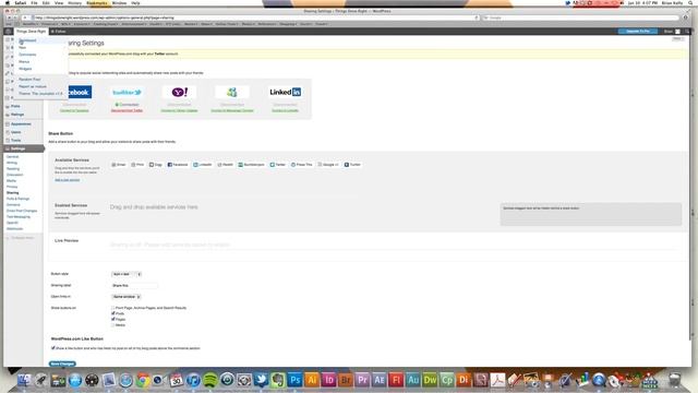 How to connect your WordPress Blog to Twitter, Facebook, or LinkedIn смотреть онлайн
