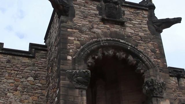 Edinburgh, Scotland. Замок Эдинбурга смотреть онлайн