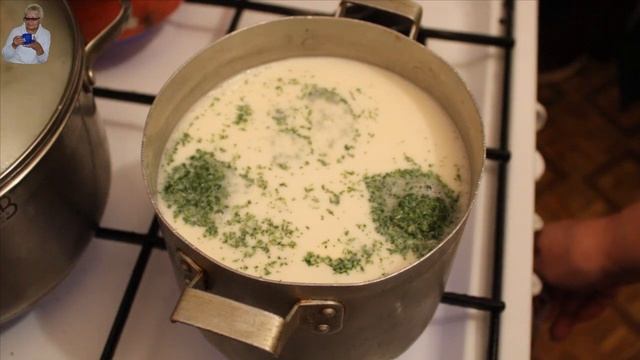Домашний сыр с зеленью. смотреть онлайн