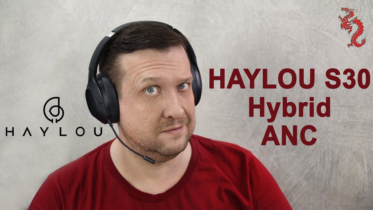HAYLOU S30 ANC //Достойные блютуз наушники с выносным микрофоном смотреть онлайн