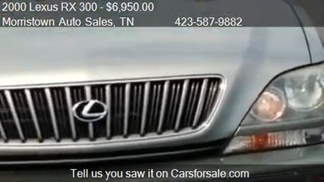 2000 Lexus RX 300 AWD - for sale in Morristown, TN 37814 смотреть онлайн