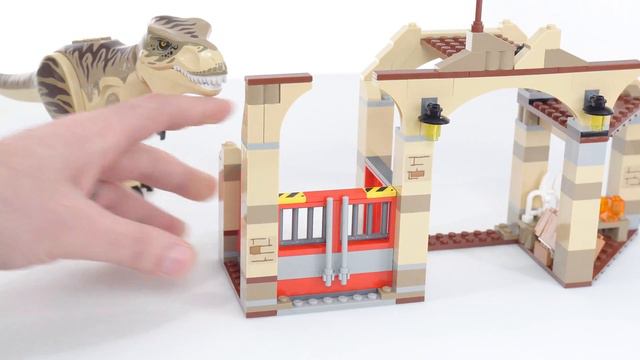 LEGO Jurassic World T. rex & Atrociraptor Dinosaur Breakout 76948 review! Big Truck, good dinos смотреть онлайн