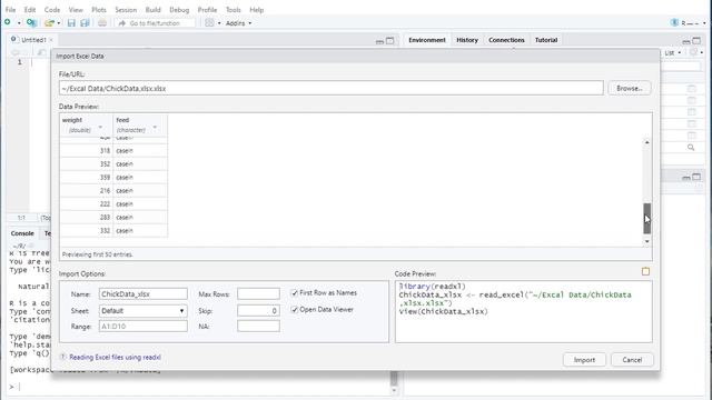 R Programming Tutorial: How to import data into r from excel by using r studio (xlsx file xls) смотреть онлайн