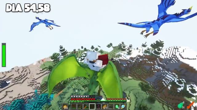 SOBREVIVI 100 DIAS NO MUNDO DE DRAGÕES NO MINECRAFT HARDCORE EM DUPLA - O FILME смотреть онлайн