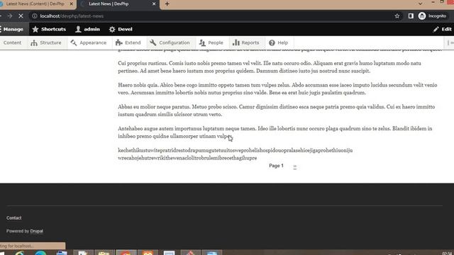 Infinite scroll in Drupal 9 | View more in Drupal 9 смотреть онлайн