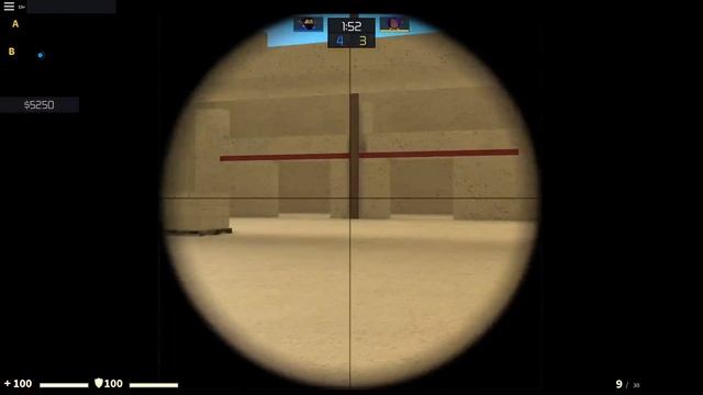 ROBLOX COUNTER BLOX 1V1 VS Araxiia смотреть онлайн